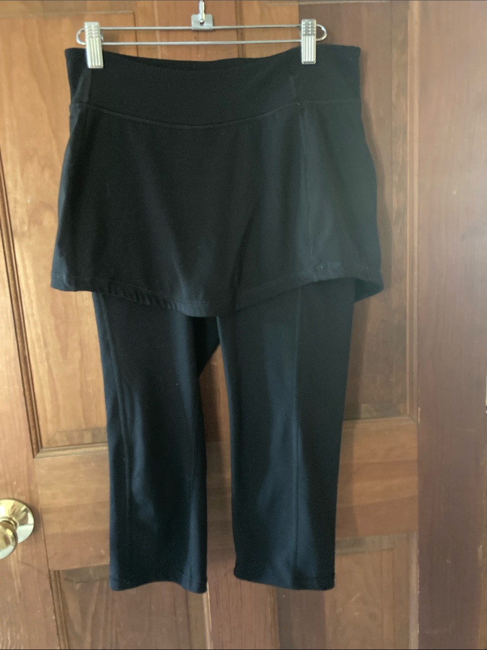 Old Navy Black Skort Jogger Leggings